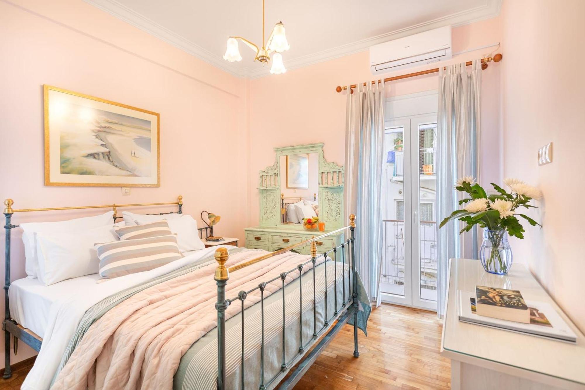 雅典Bright, Calming Retreat With A Balcony Near Metro!公寓 外观 照片